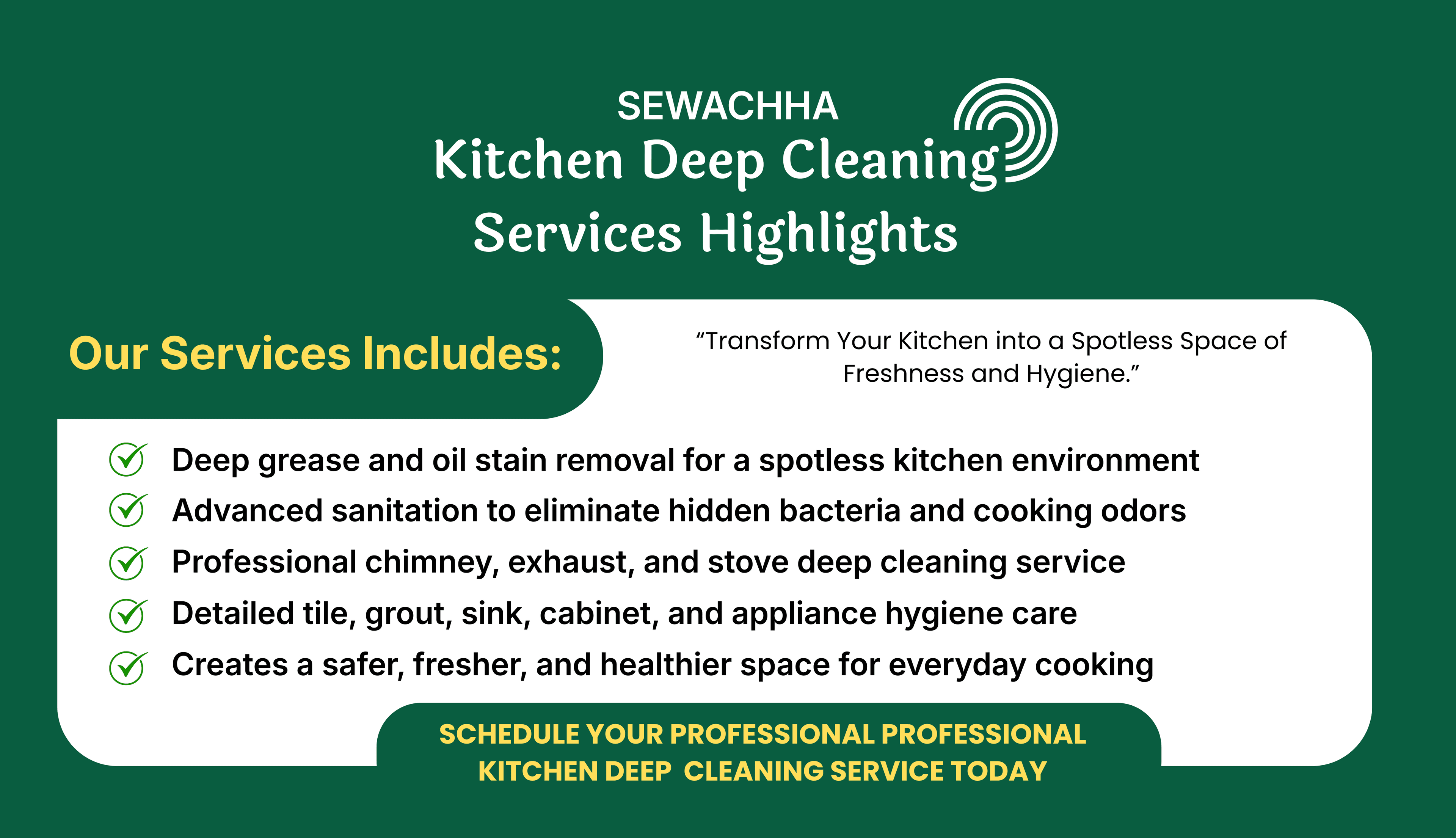 Kitchen Deep Cleaning