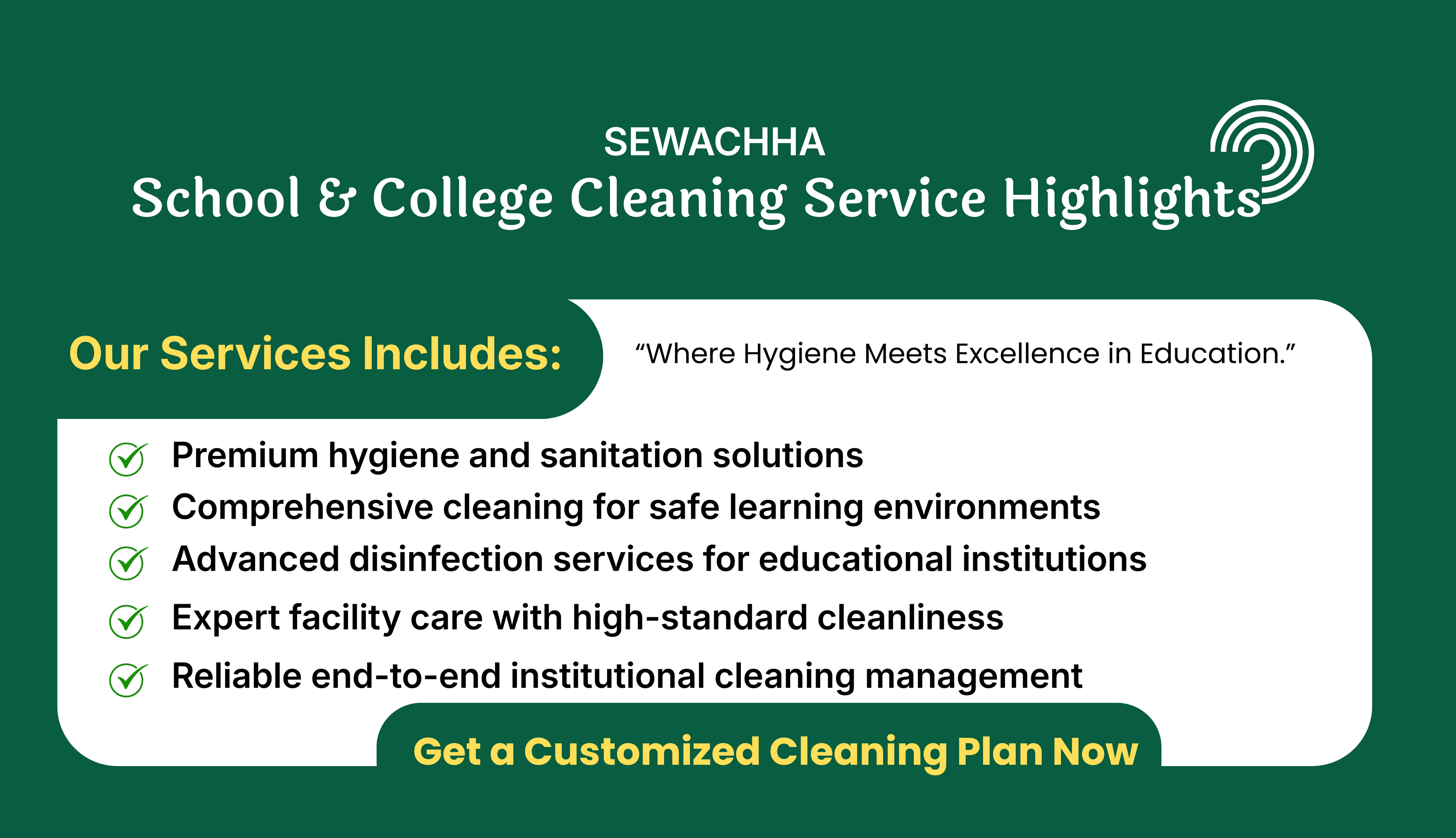 School & College Cleaning Service