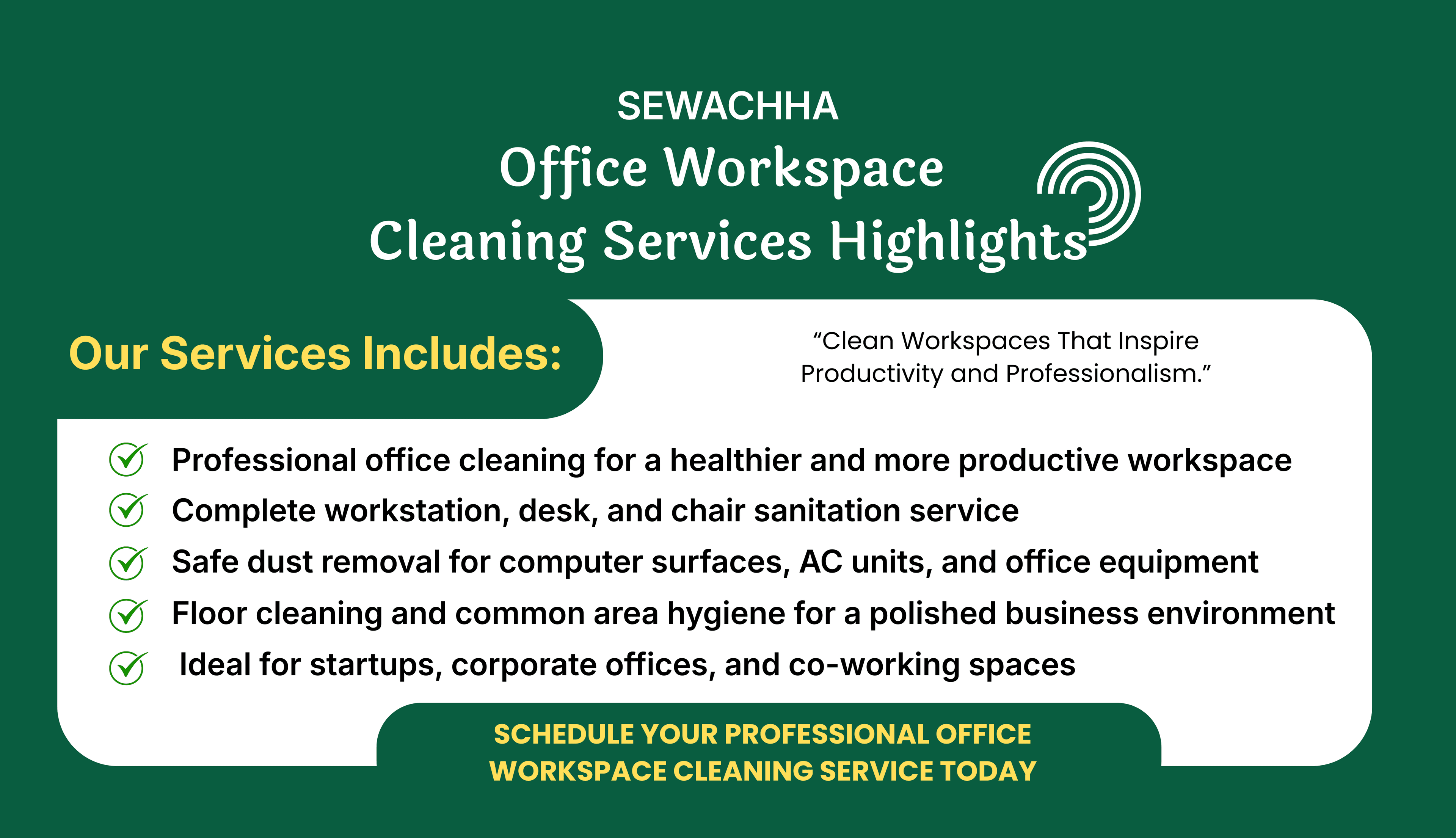 Office Workspace Cleaning